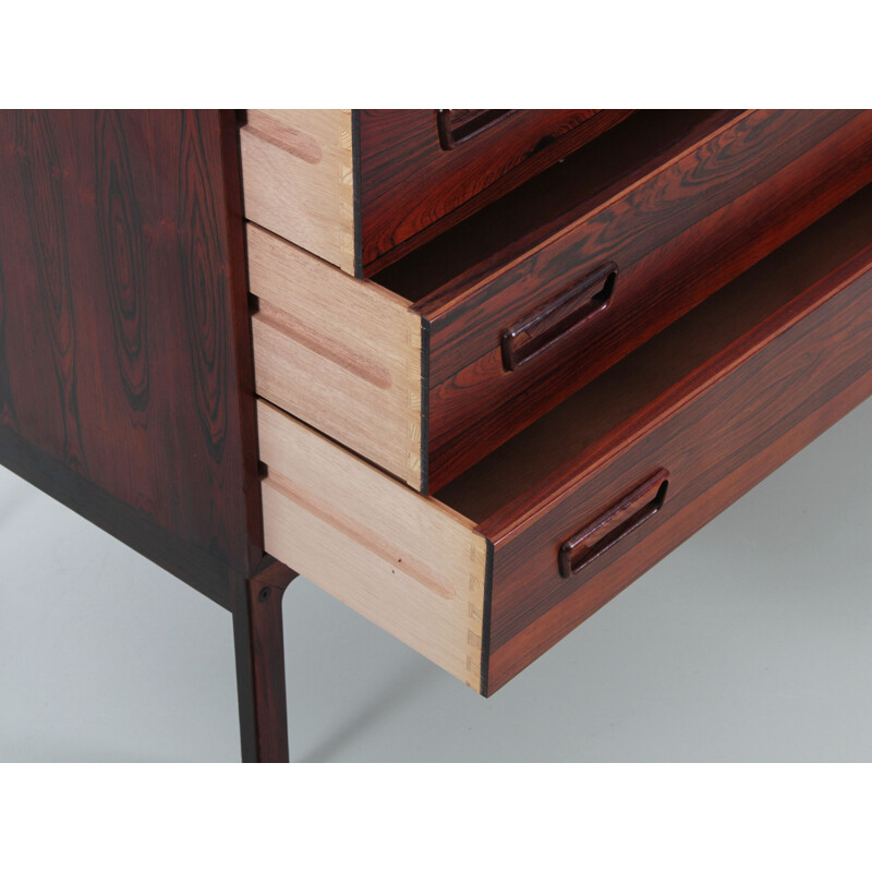 Vintage double chest of drawers in rosewood from Rio Scandinavian