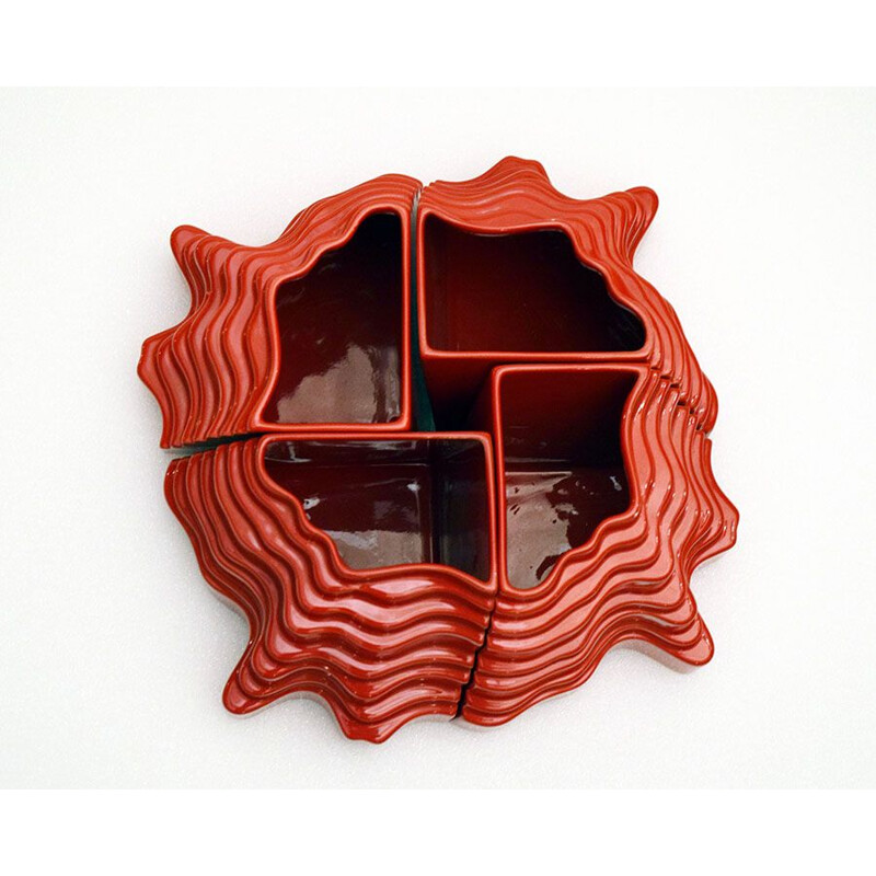 vase modulaire Vintage 'Collina'  en céramique Sergio Asti by Gabbianelli 1960