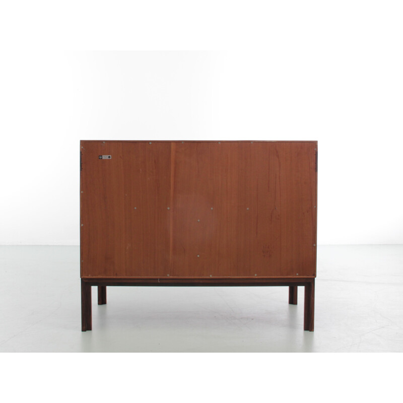 Small vintage Scandinavian HiFi cabinet in Rio rosewood