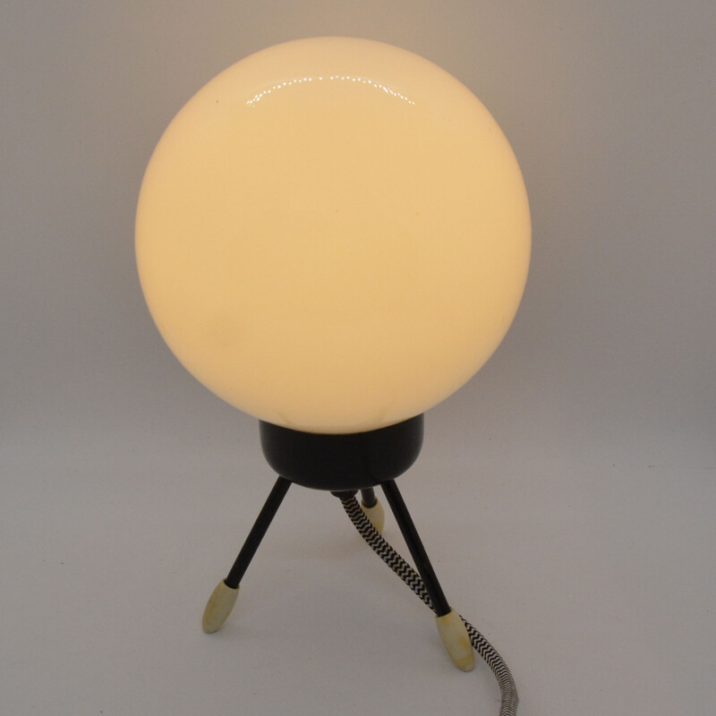 Vintage Bedside lamp, by A. Gałecki, Stołeczne Zakłady Metalowe Warsaw, Poland, 1960s