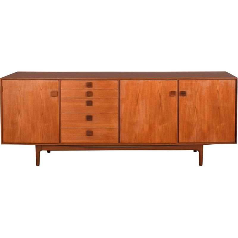 Long Vintage Sideboard Teak  LB Kofod Larsen G Plan