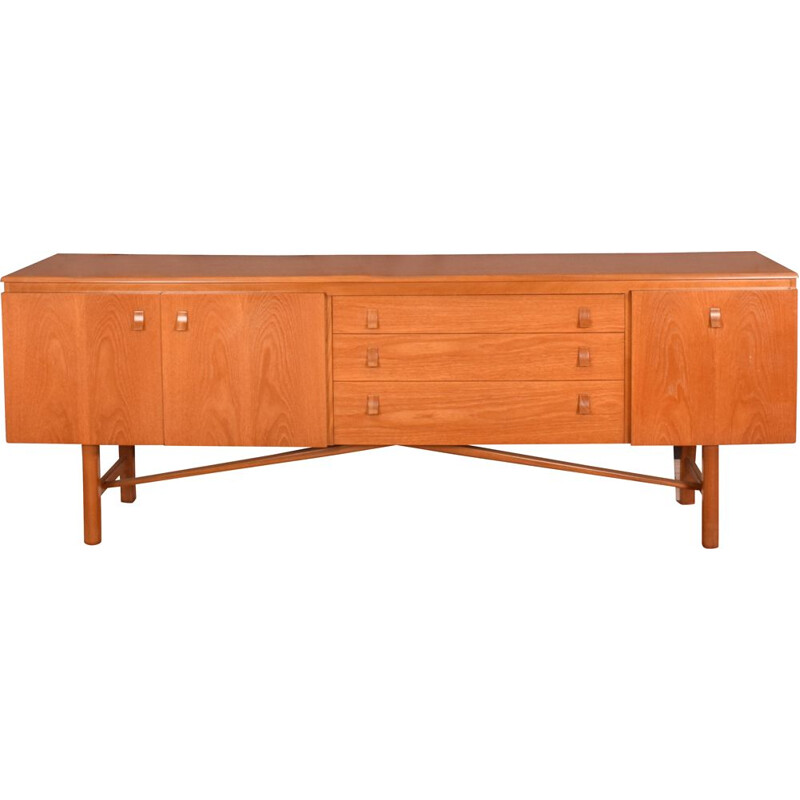 Credenza lunga Nathan in teak 1960