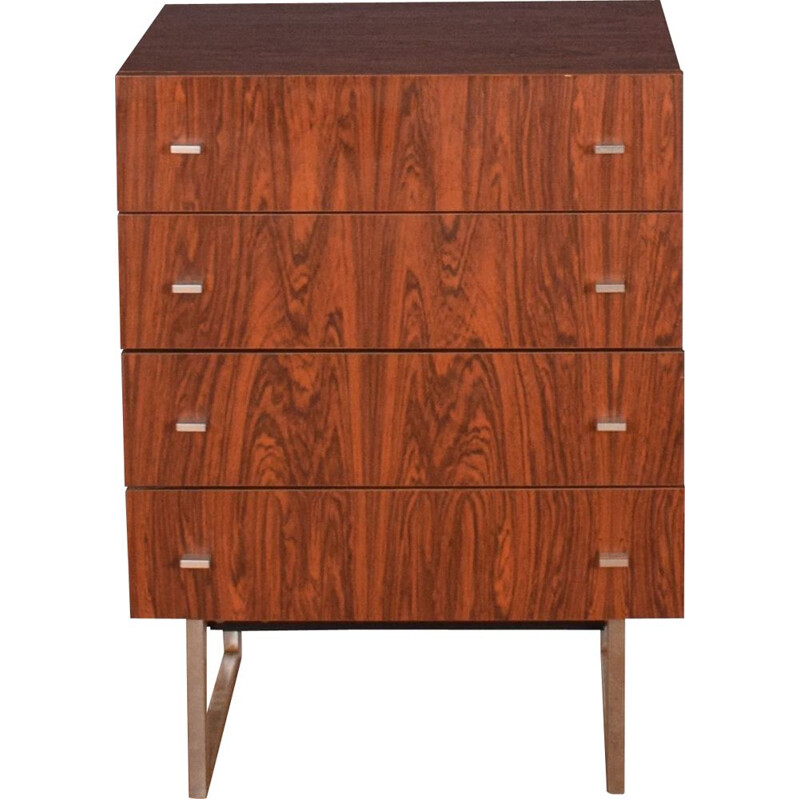 Vintage  Chest Of Drawers Rosewood & Chrome