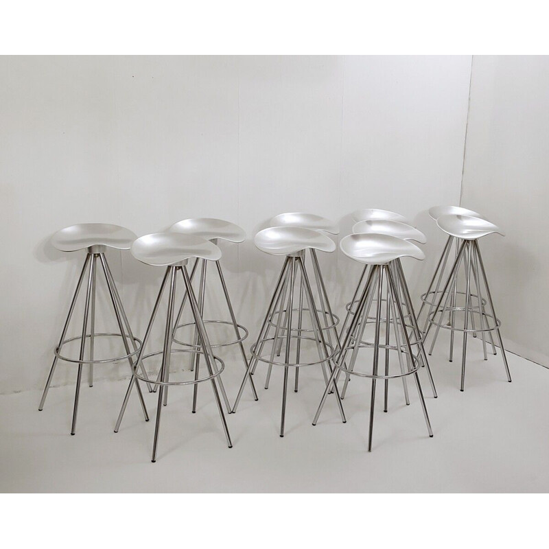 Vintage Chrome and Aluminum "Jamaica" Stools by Pepe Cortés for Amat-3 1990s