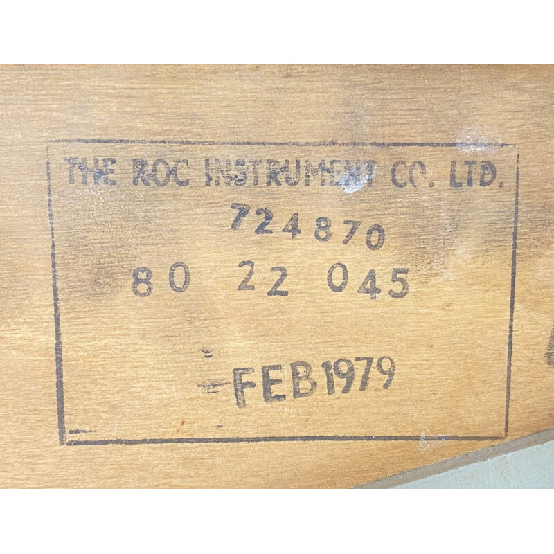 Vintage Industrial Stool by ROC 1952s