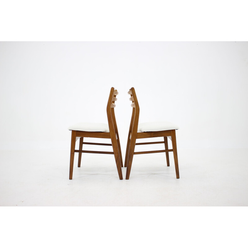 Set of 4 vintage teak chairs, Danish