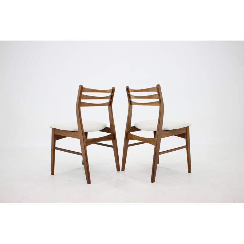 Set of 4 vintage teak chairs, Danish