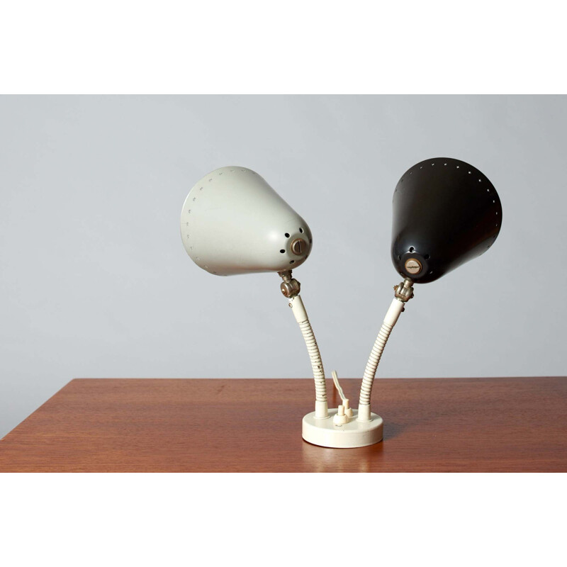 Vintage wall lamp H. Busquet for Hala, Dutch 1950