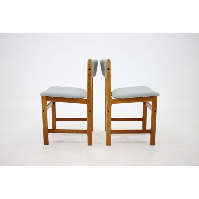 Conjunto de 4 cadeiras de teca vintage, dinamarquesa 1960
