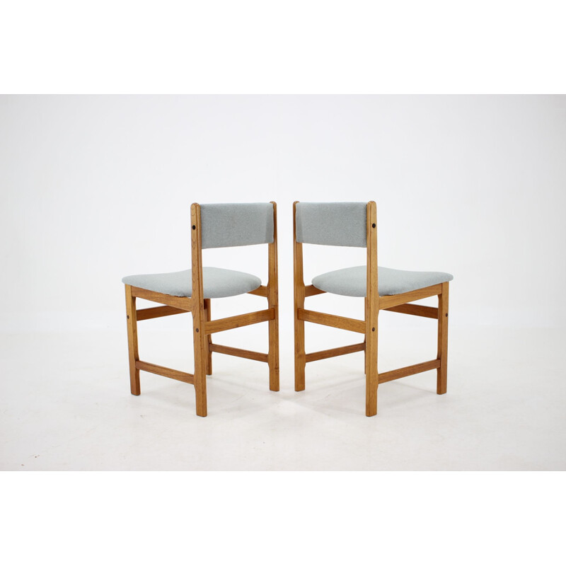 Set van 4 vintage teakhouten stoelen, Deens 1960