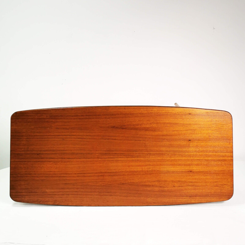 Vintage modernist teak coffee table by Broderna-Miller, Sweden 1960