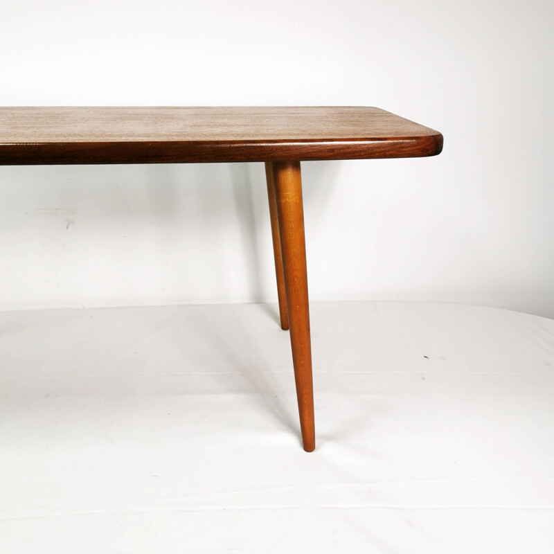 Vintage modernist teak coffee table by Broderna-Miller, Sweden 1960