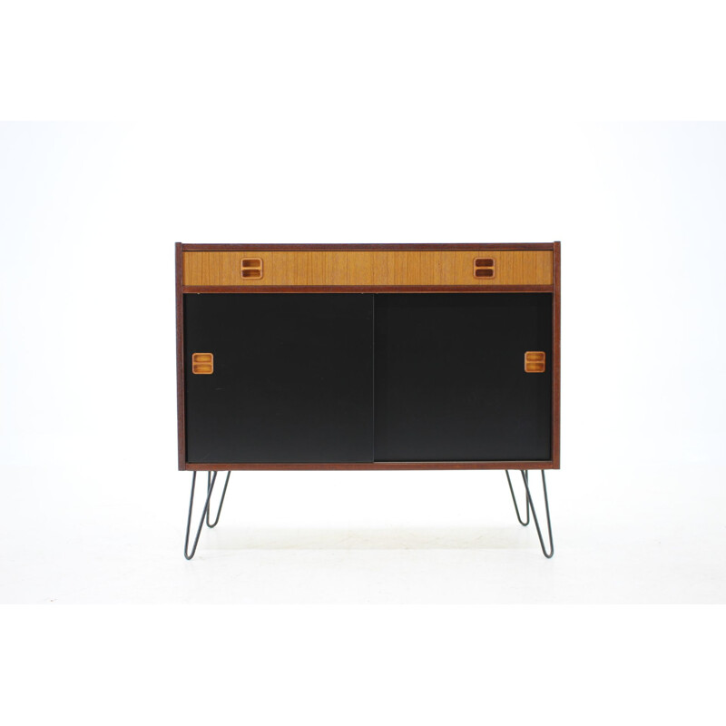 Vintage reclaimed teak highboard, Denmark 1960