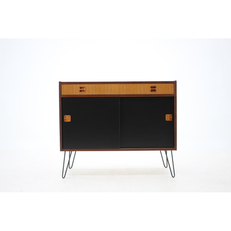 Vintage reclaimed teak highboard, Denmark 1960