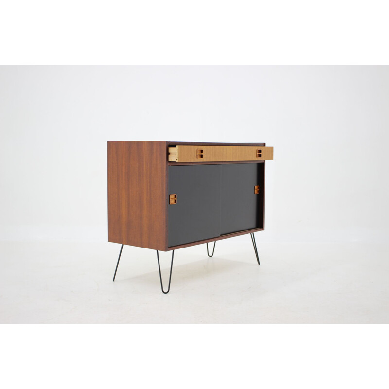 Vintage reclaimed teak highboard, Denmark 1960