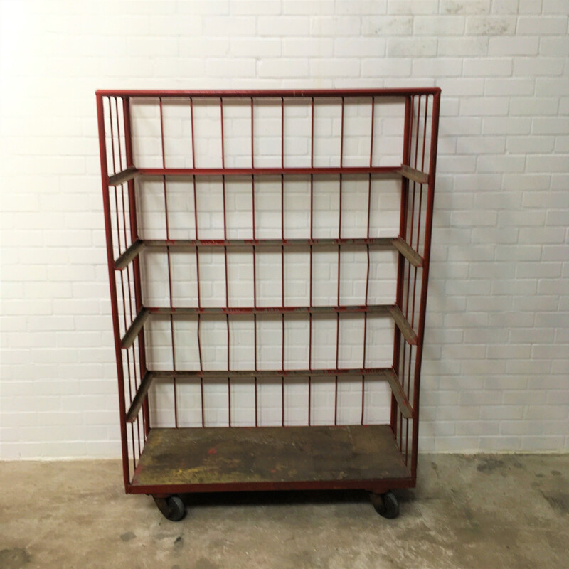 Vintage trolley with shelves 1950