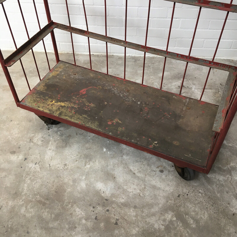 Vintage trolley with shelves 1950