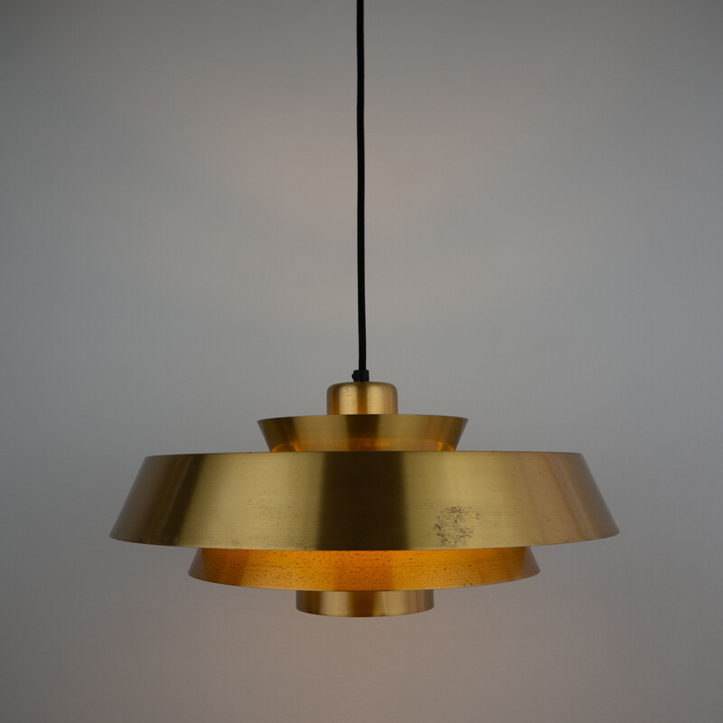 Vintage Nova suspension lamp by Jo Hammerborg for Fog & Morup, Denmark 1963