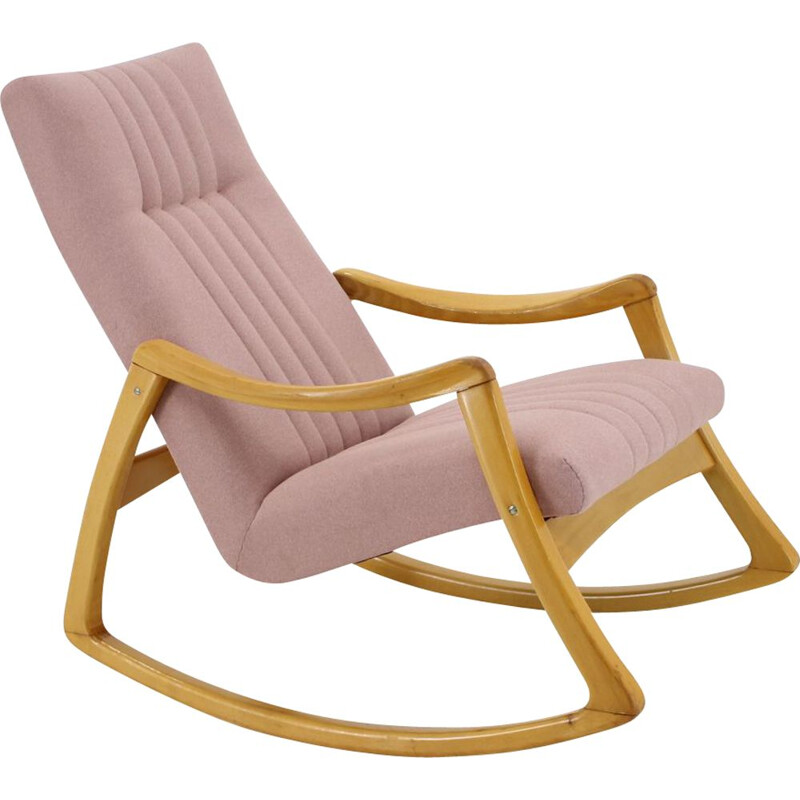 Vintage Rocking Chair by Ton, Czechoslovakia 1960s