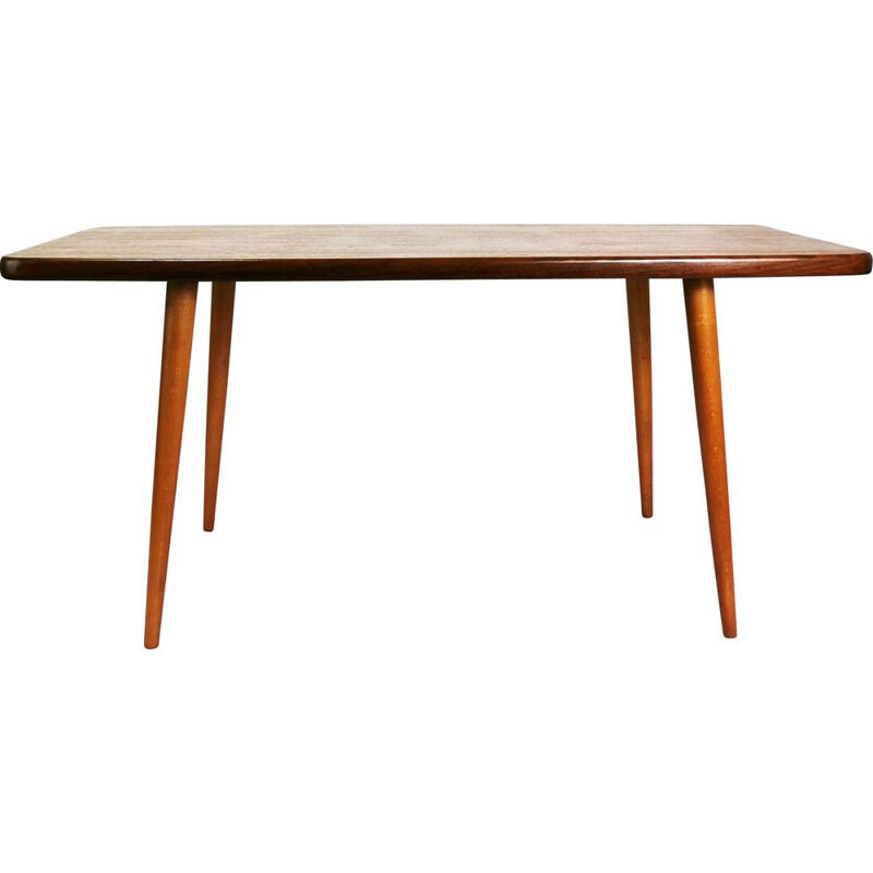 Vintage modernist teak coffee table by Broderna-Miller, Sweden 1960