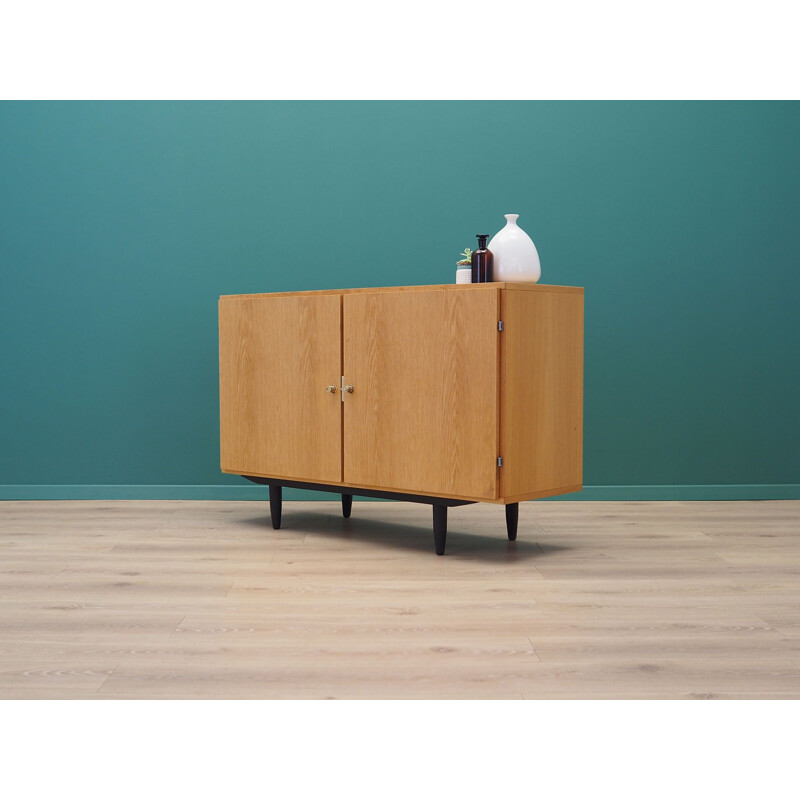 Vintage ash cabinet, Denmark 1970