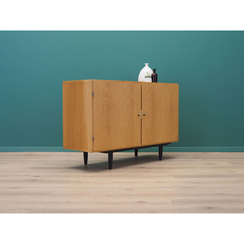 Vintage ash cabinet, Denmark 1970