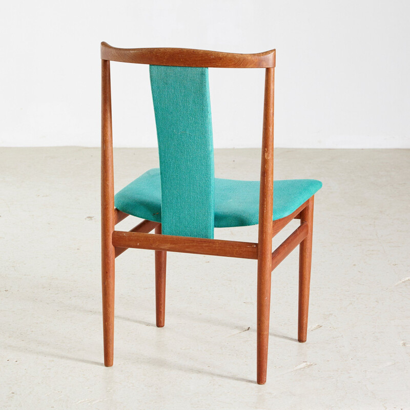 Set of 6 vintage teak chairs by Henning Sorensen for Danex, Denmark 1960