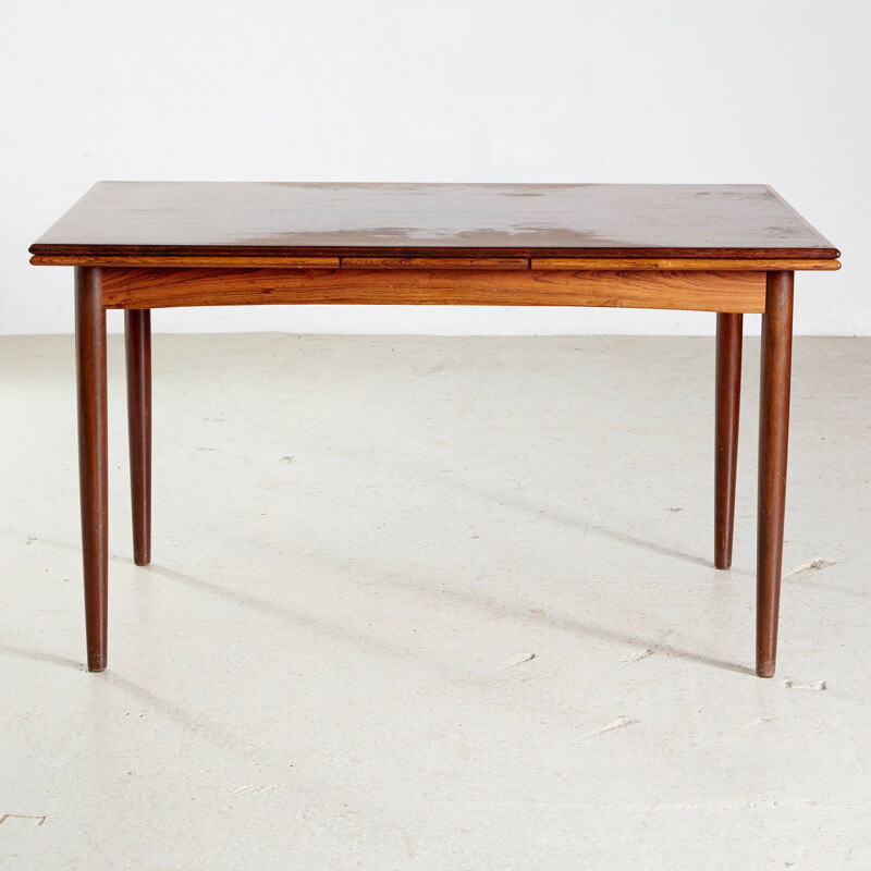 Vintage Rosewood Dining Table, Danish 1960s