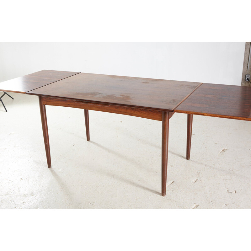 Vintage Rosewood Dining Table, Danish 1960s