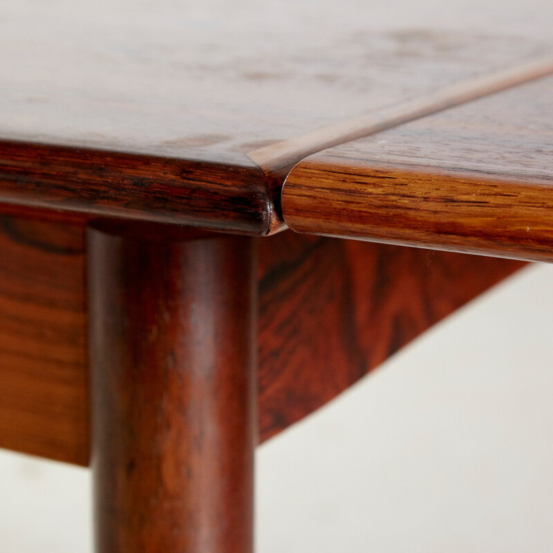 Vintage Rosewood Dining Table, Danish 1960s