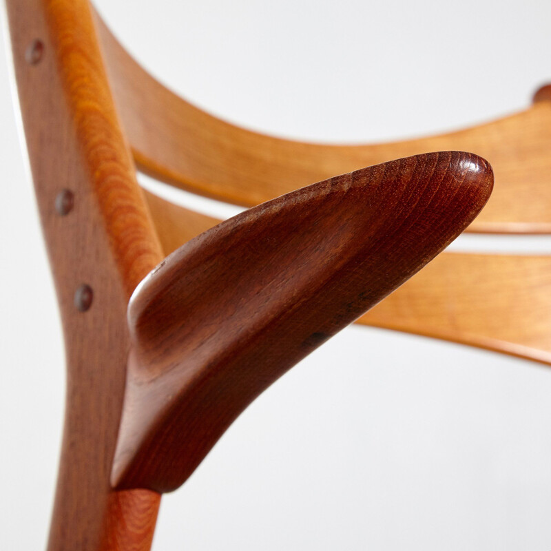 Vintage Model 310 Teak Armchair by Erik Buch for Christiansen, Danish 1960s