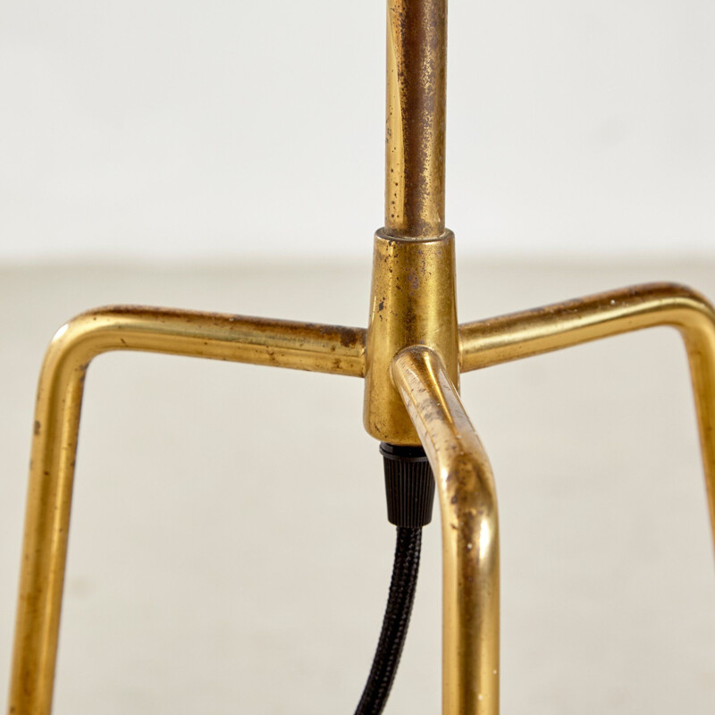 Vintage Dreistelz Floor Lamp from J.T.Kalmar, Austrian 1950s