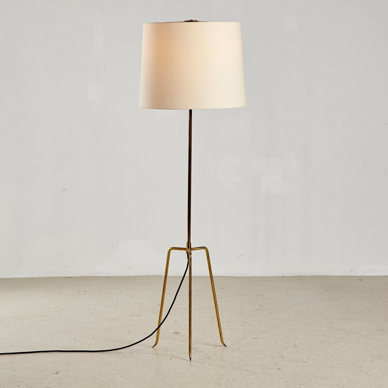 Vintage Dreistelz Floor Lamp from J.T.Kalmar, Austrian 1950s