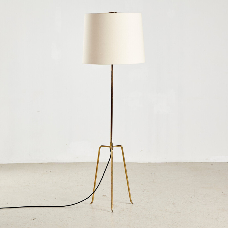 Vintage Dreistelz Floor Lamp from J.T.Kalmar, Austrian 1950s