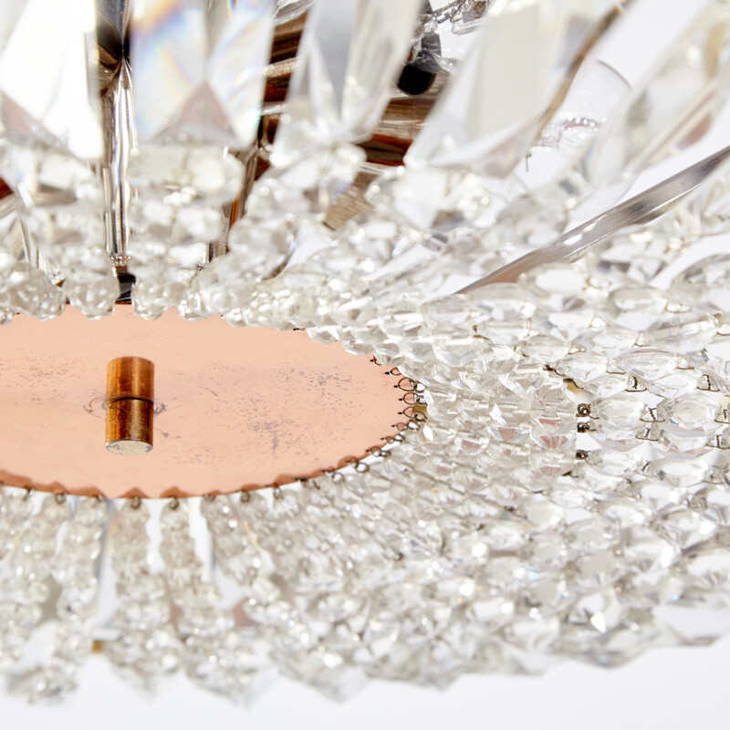 Vintage Crystal Chandelier from Bakalowits & Söhne 1970s