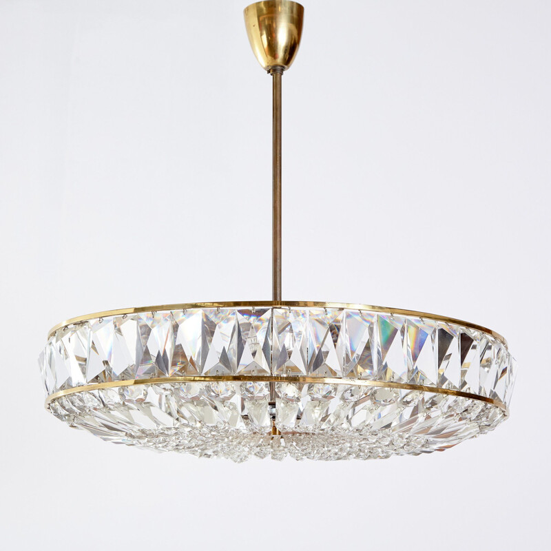 Vintage Crystal Chandelier from Bakalowits & Söhne 1970s