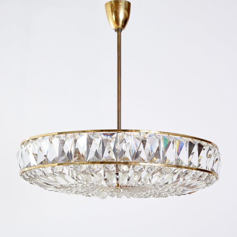 Vintage Crystal Chandelier from Bakalowits & Söhne 1970s