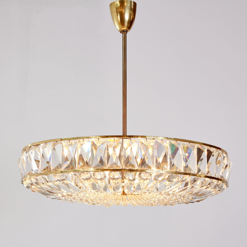 Vintage Crystal Chandelier from Bakalowits & Söhne 1970s