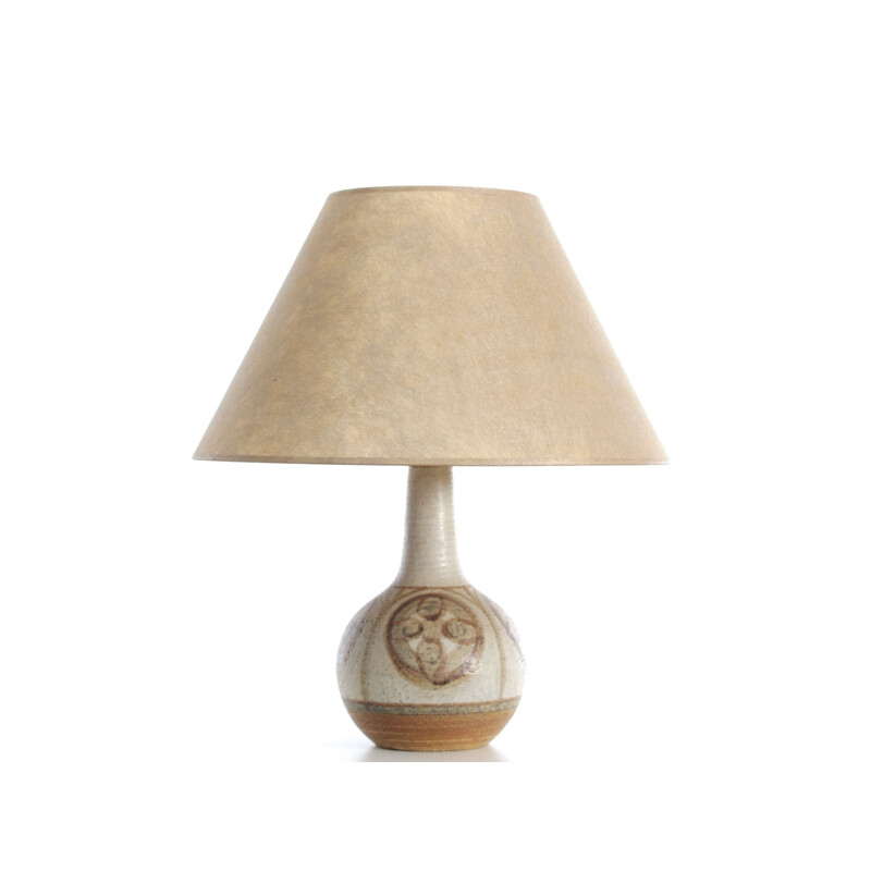 Vintage ceramic lamp from Soholm, Scandinavian