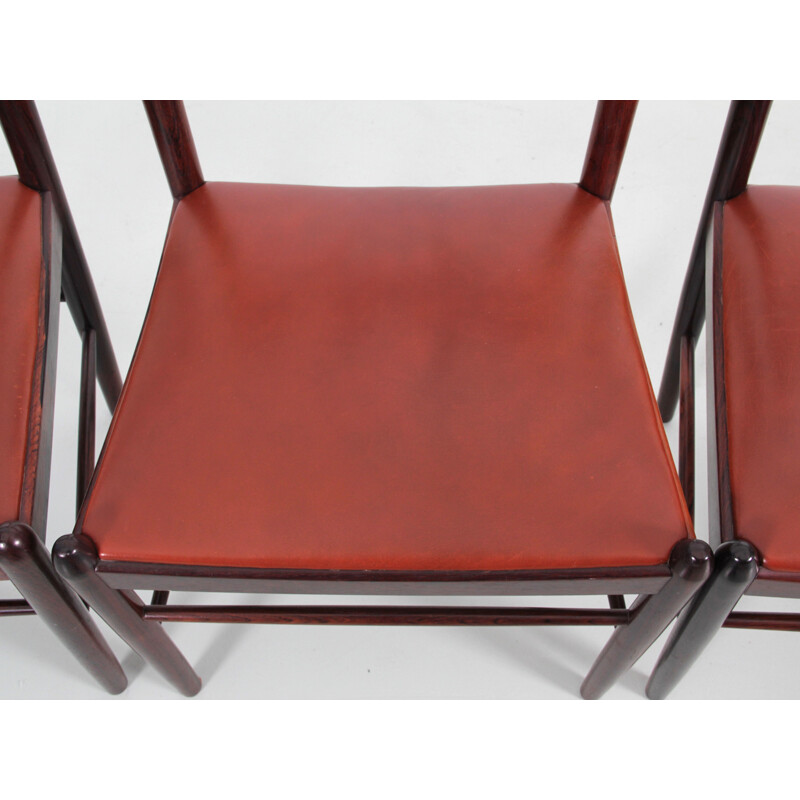 Set di 4 sedie vintage in palissandro Rio, scandinave