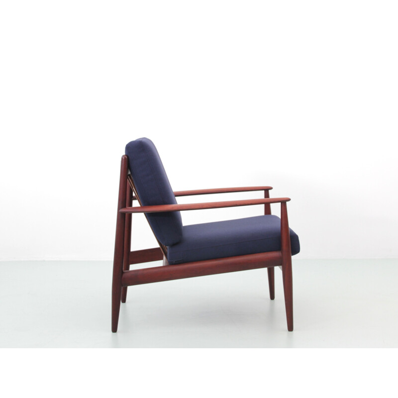 Pair of vintage teak armchairs model 118, Denmark 1955