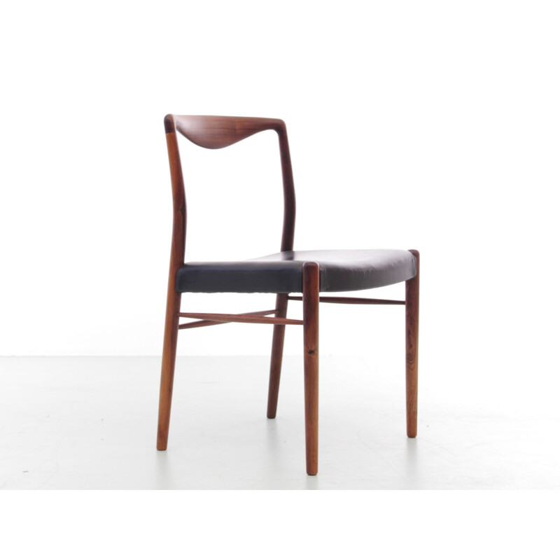 Vintage Rio rosewood chair by Kai Lyngfeldt-Larsen for Soren Willadsen, Scandinavian