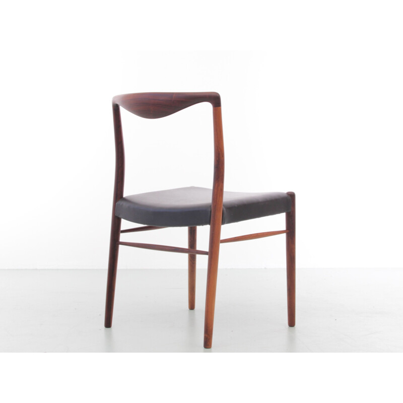 Vintage Rio rosewood chair by Kai Lyngfeldt-Larsen for Soren Willadsen, Scandinavian