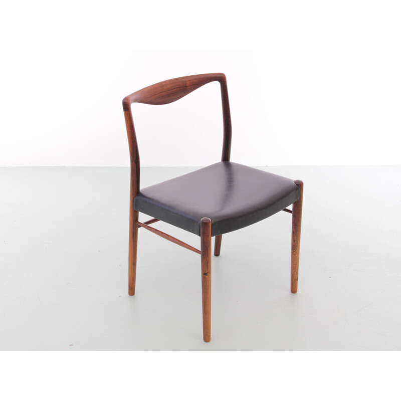 Vintage Rio rosewood chair by Kai Lyngfeldt-Larsen for Soren Willadsen, Scandinavian