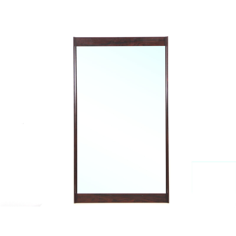 Scandinavian vintage mirror in Rio rosewood