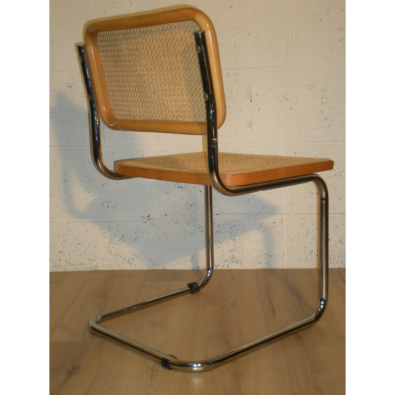 Suite de 6 chaises "Cesca B32", Marcel BREUER - années 70