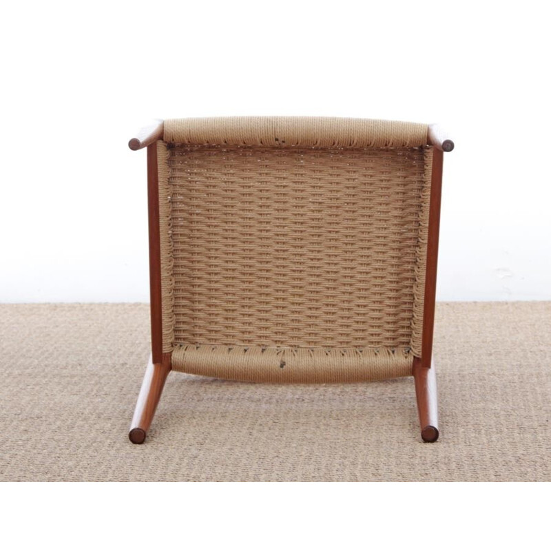 Paire de chaises vintage en teck modèle 75, Scandinaves