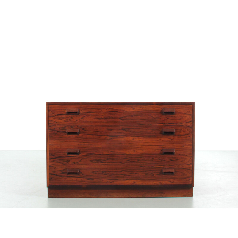 Vintage Rio rosewood chest of drawers by Borge Mogensen for Soborg, Scandinavian
