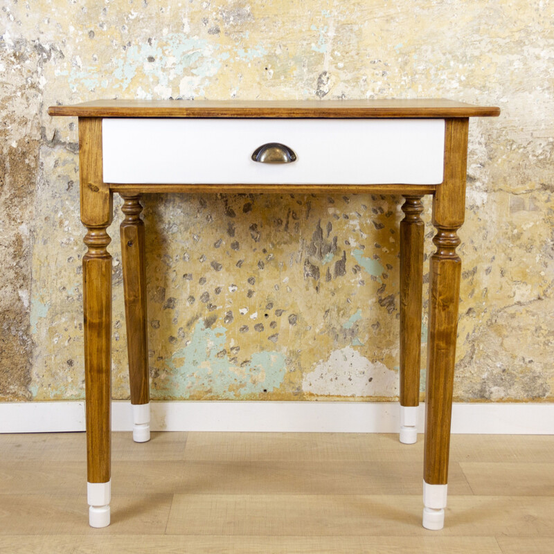 Vintage Rustic Kitchen Table, Spain 1940s