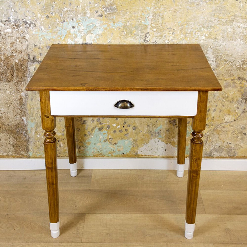 Vintage Rustic Kitchen Table, Spain 1940s